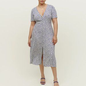 Reformation Locklin Dress in Bombay, Size 4, fits as a size 2
